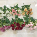 Silk Roses Artificial Flower Roses Bouquet for Wedding Decoration